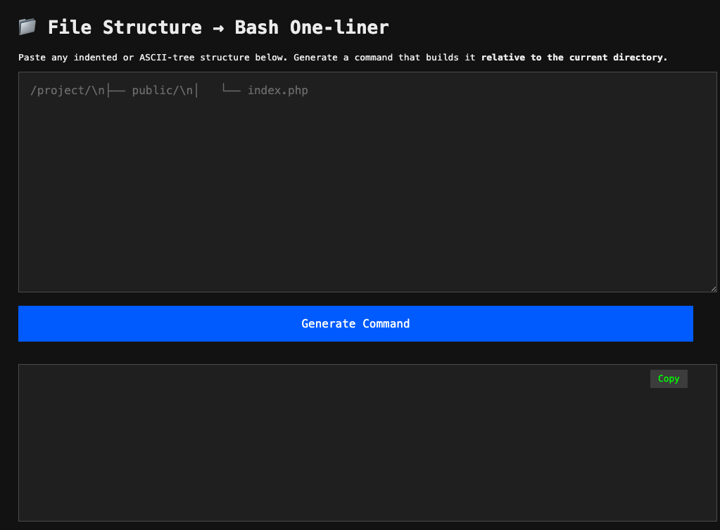 File Structure Creator